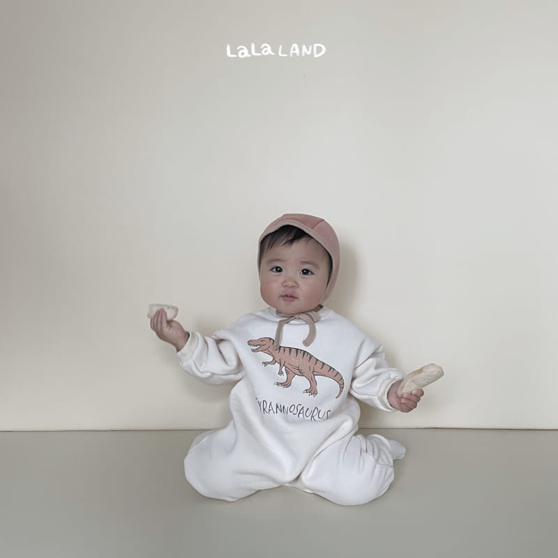 Lalaland - Korean Baby Fashion - #babygirlfashion - Bebe Dino Bodysuit - 3