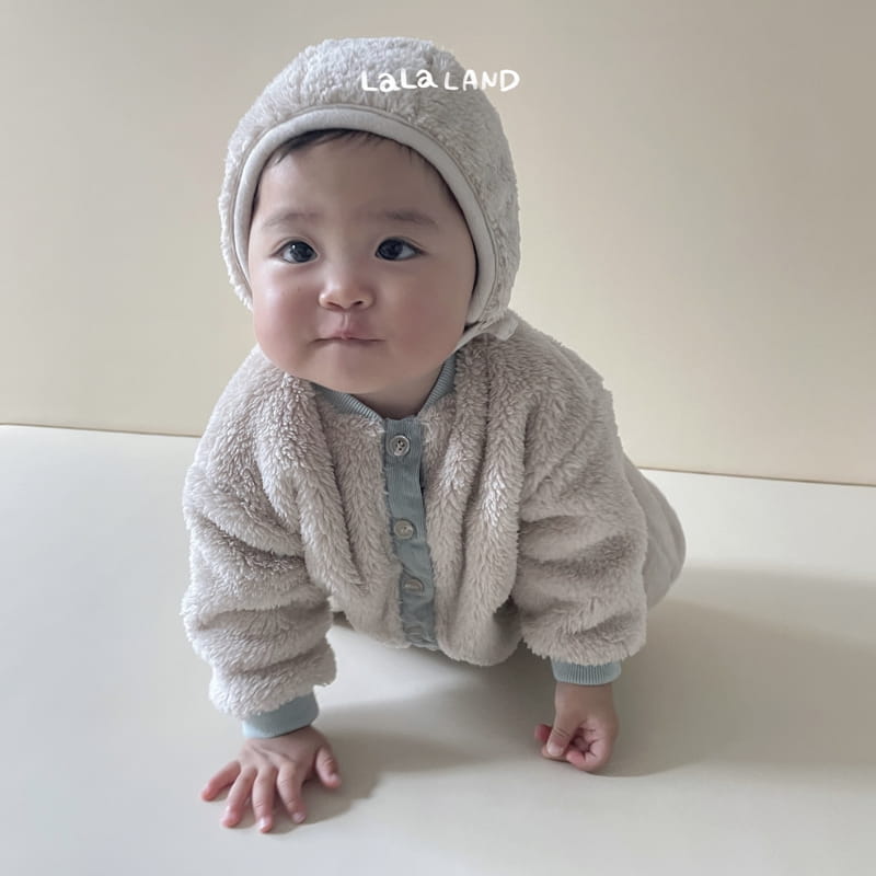 Lalaland - Korean Baby Fashion - #babyfever - Bebe Fluffy Bodysuit - 4