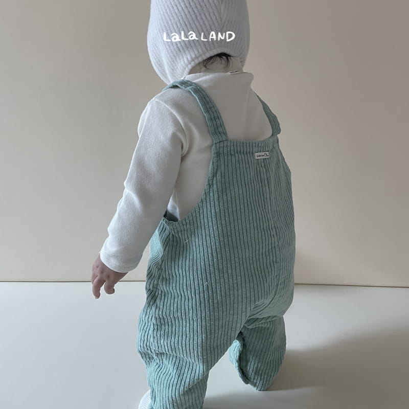 Lalaland - Korean Baby Fashion - #babygirlfashion - Bebe Toy Dungarees Bodysuit - 2