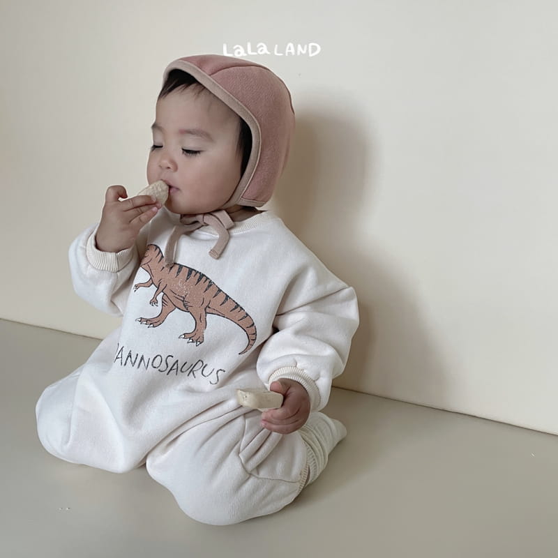 Lalaland - Korean Baby Fashion - #babygirlfashion - Bebe Dino Bodysuit - 4