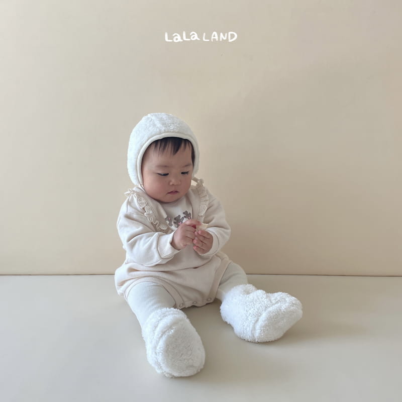 Lalaland - Korean Baby Fashion - #babyoninstagram - Bebe Bear Vely Bodysuit - 3