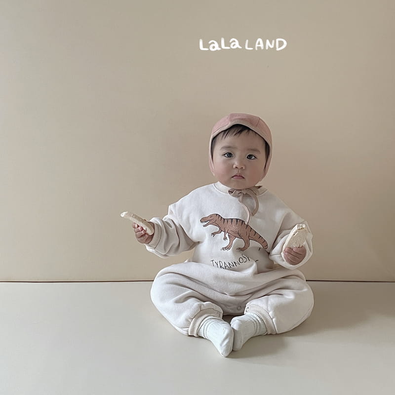 Lalaland - Korean Baby Fashion - #babyootd - Bebe Dino Bodysuit - 6
