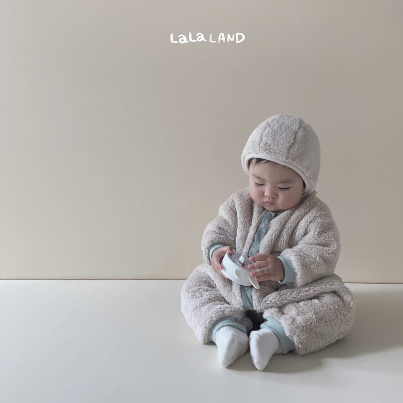 Lalaland - Korean Baby Fashion - #babyootd - Bebe Fluffy Bodysuit - 7