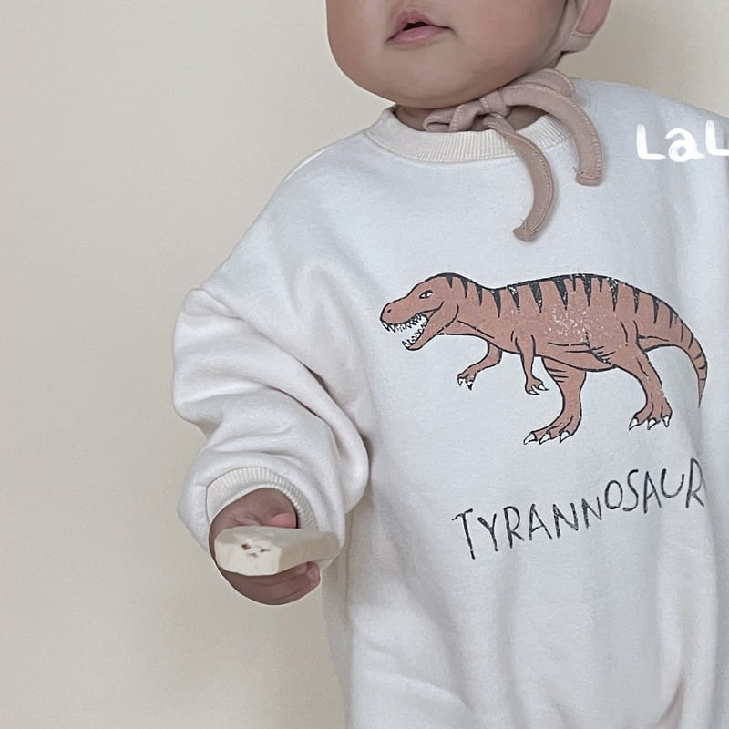 Lalaland - Korean Baby Fashion - #babyoutfit - Bebe Dino Bodysuit - 7