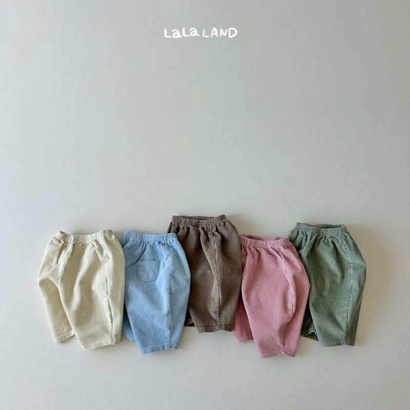 Lalaland - Korean Baby Fashion - #onlinebabyboutique - Bebe Rib Dungarees Pants