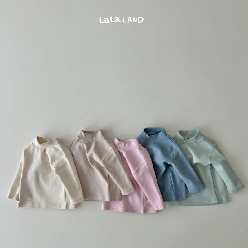 Lalaland - Korean Baby Fashion - #onlinebabyshop - Bebe Half Turtleneck Tee