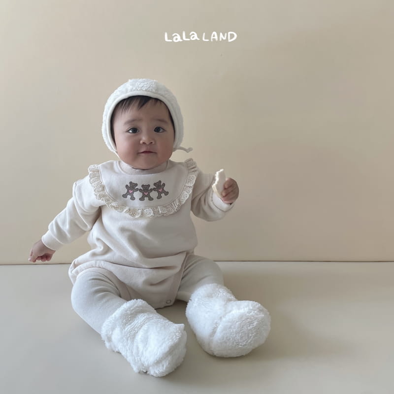Lalaland - Korean Baby Fashion - #onlinebabyshop - Bebe Bear Vely Bodysuit - 9