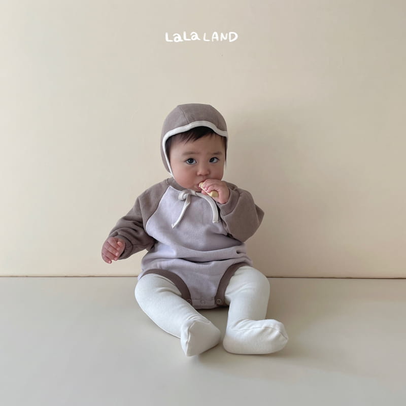 Lalaland - Korean Baby Fashion - #onlinebabyshop - Bebe Block Raglan Bodysuit - 8