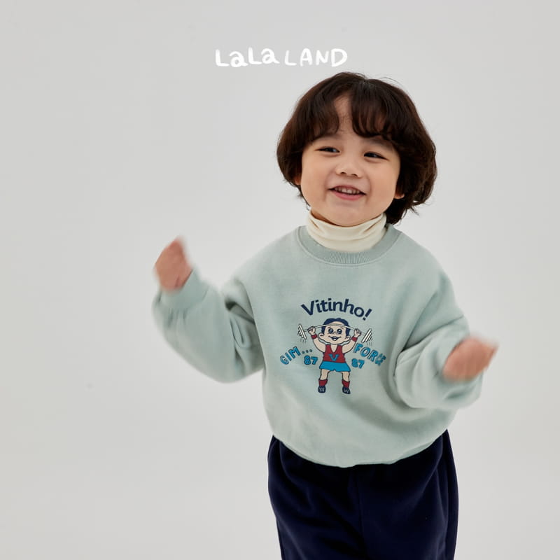 Lalaland - Korean Children Fashion - #Kfashion4kids - Weightlifting Sweatshirt - 9