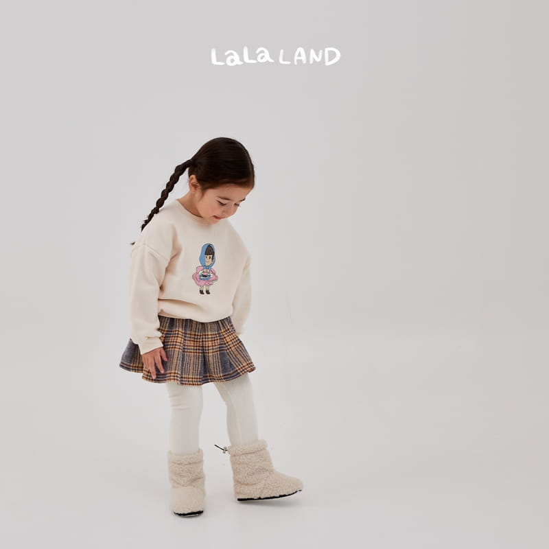 Lalaland - Korean Children Fashion - #Kfashion4kids - London Check Skirt - 3