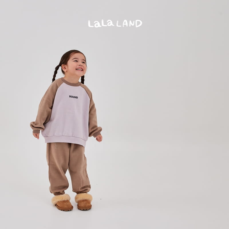 Lalaland - Korean Children Fashion - #designkidswear - Block Ralgan Top Bottom Set - 4