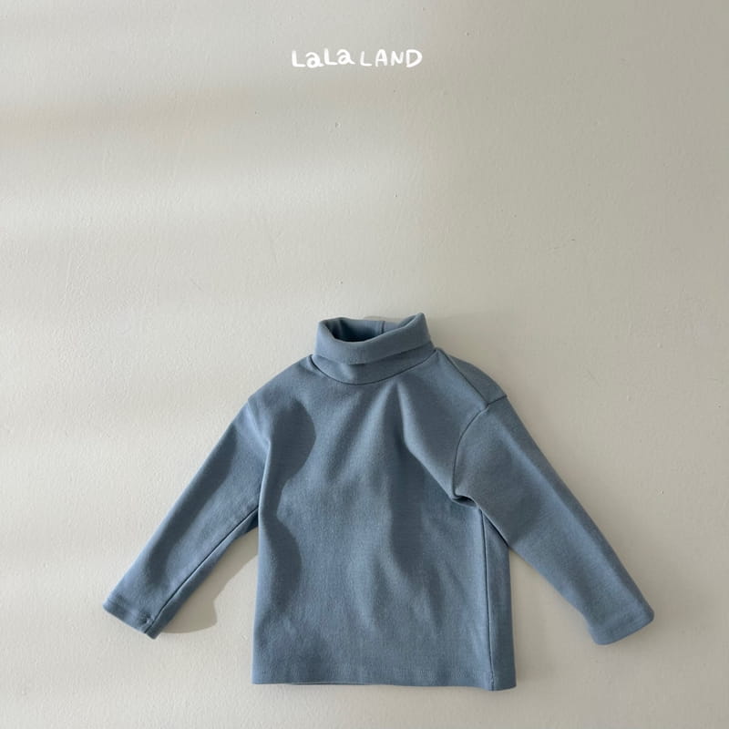 Lalaland - Korean Children Fashion - #fashionkids - Long Neck Turtleneck Tee - 9