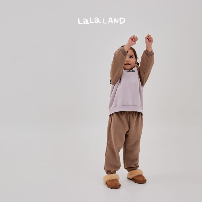 Lalaland - Korean Children Fashion - #fashionkids - Block Ralgan Top Bottom Set - 5