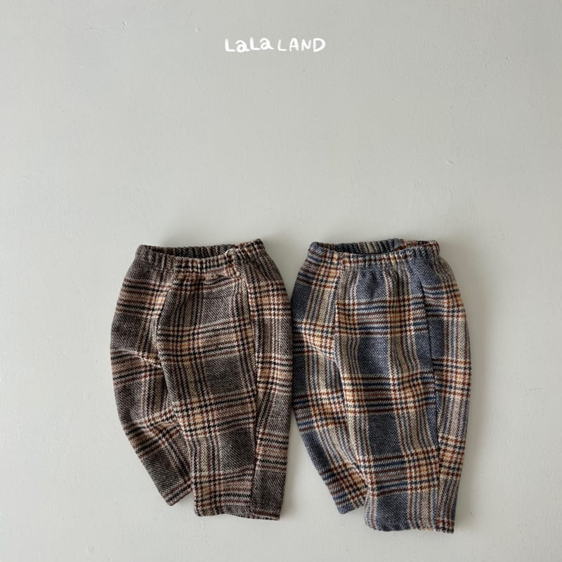 Lalaland - Korean Children Fashion - #kidsshorts - London Check Pants