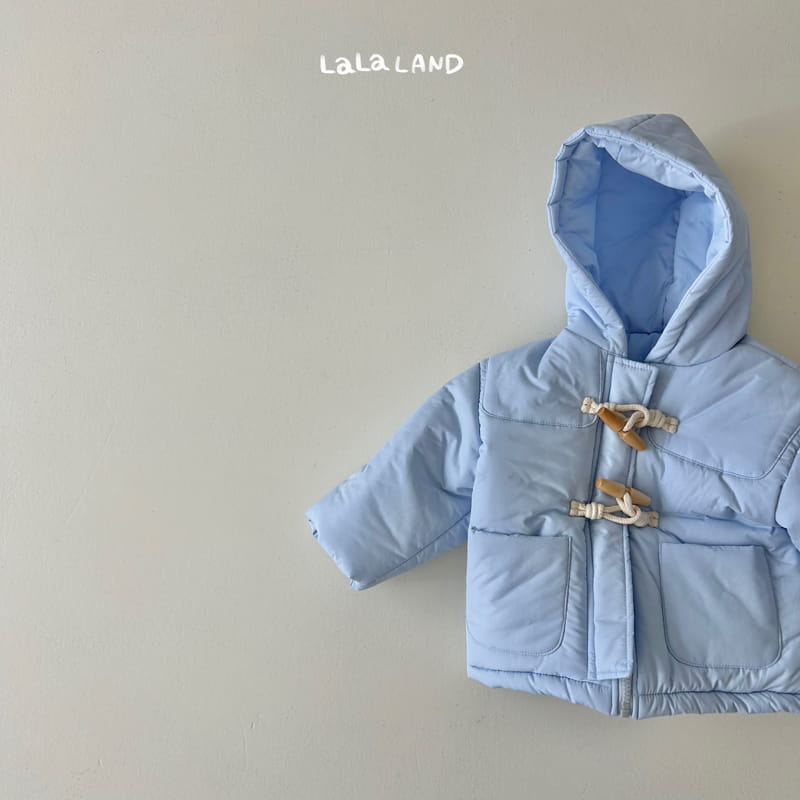 Lalaland - Korean Children Fashion - #kidsshorts - Dduckboki Hoody Padding Jacket - 2