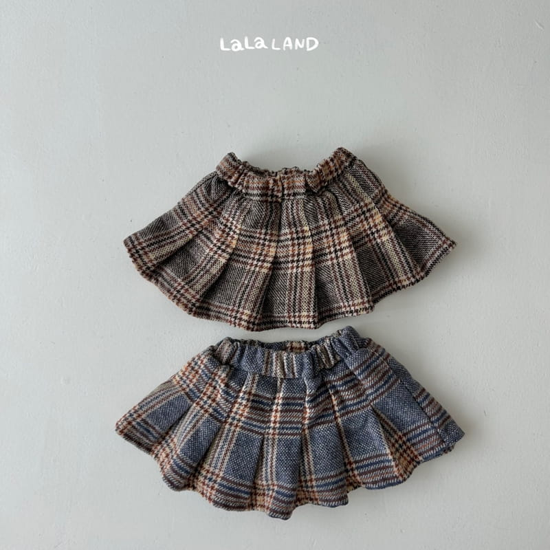 Lalaland - Korean Children Fashion - #kidsstore - London Check Skirt