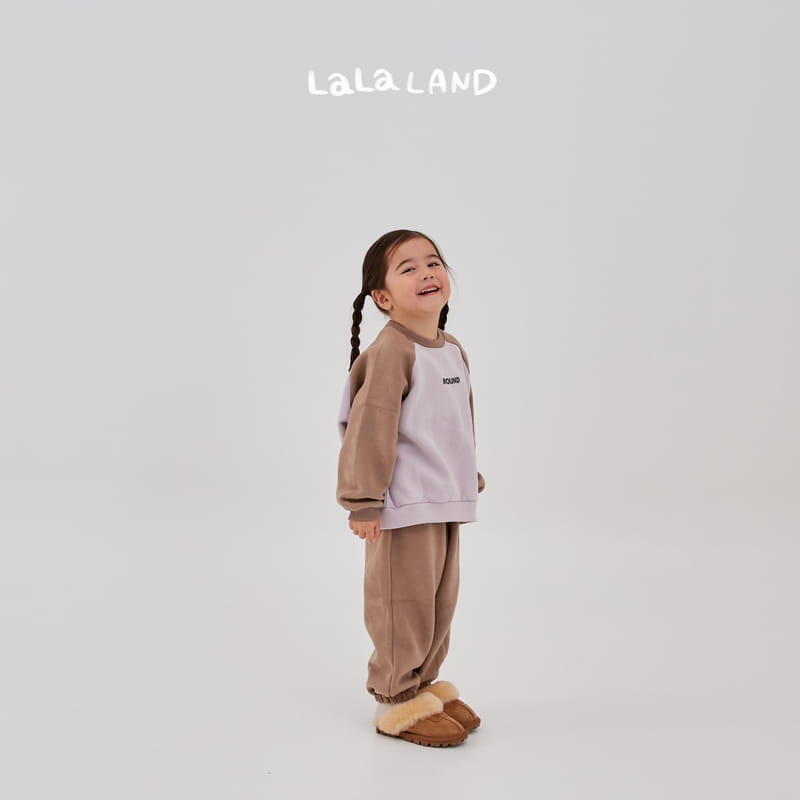 Lalaland - Korean Children Fashion - #kidsstore - Block Ralgan Top Bottom Set - 7