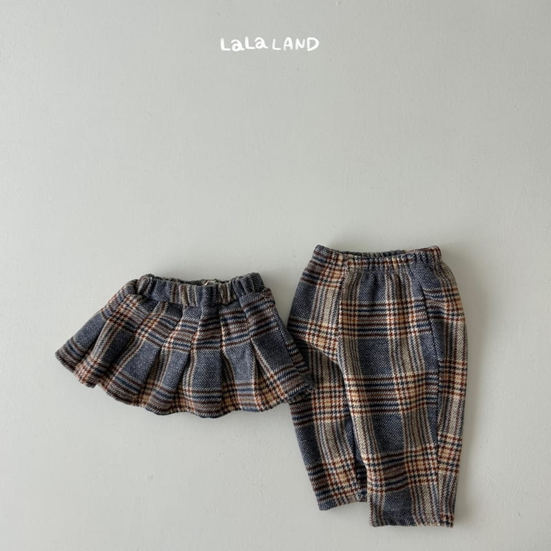 Lalaland - Korean Children Fashion - #kidzfashiontrend - London Check Pants - 3