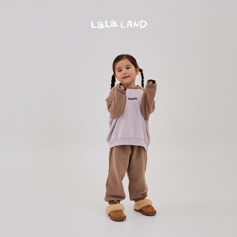 Lalaland - Korean Children Fashion - #kidzfashiontrend - Block Ralgan Top Bottom Set - 8