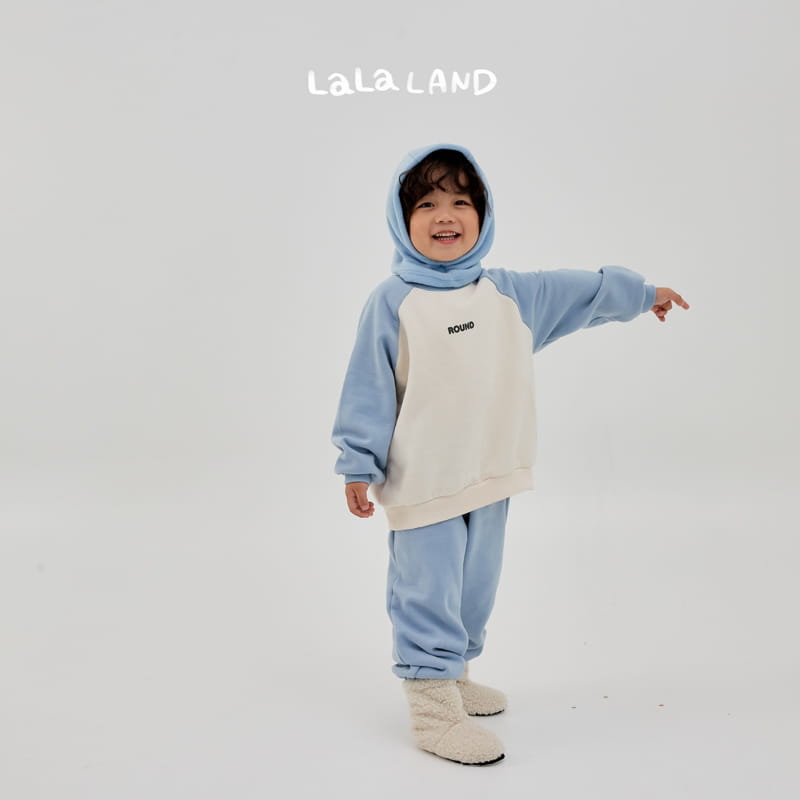 Lalaland - Korean Children Fashion - #littlefashionista - Block Ralgan Top Bottom Set - 10