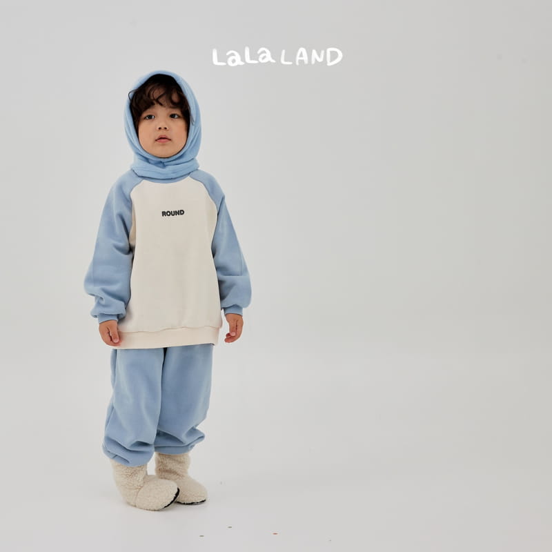 Lalaland - Korean Children Fashion - #magicofchildhood - Block Ralgan Top Bottom Set - 11