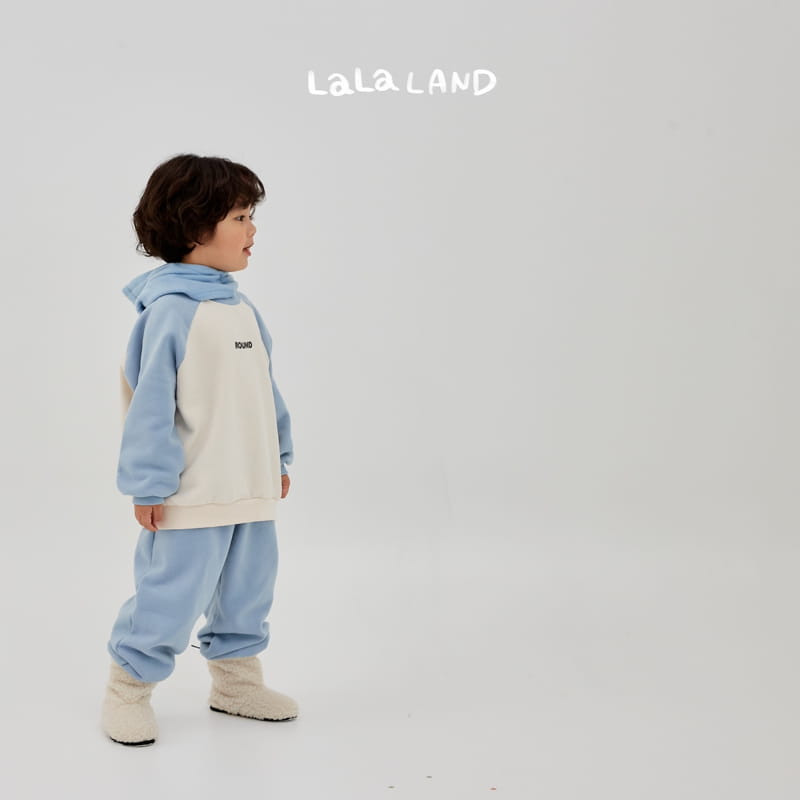 Lalaland - Korean Children Fashion - #minifashionista - Block Ralgan Top Bottom Set - 12