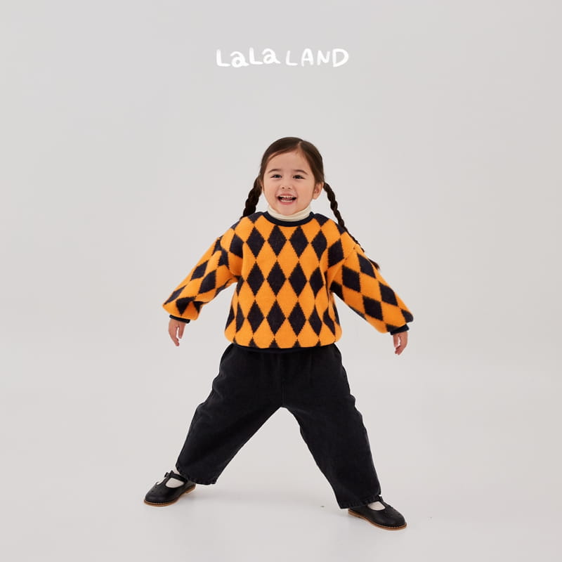 Lalaland - Korean Children Fashion - #stylishchildhood - Dia Jacquard Sweatshirt - 8