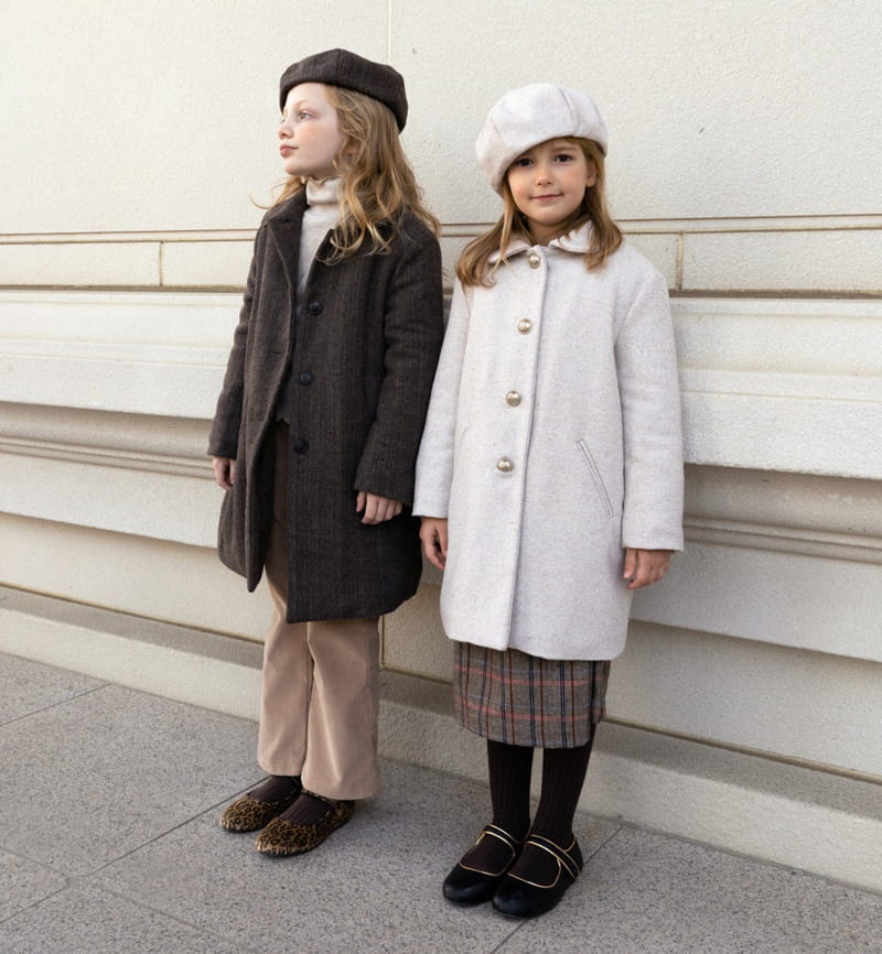 Le Bev - Korean Children Fashion - #childofig - Herringbone Coat - 3