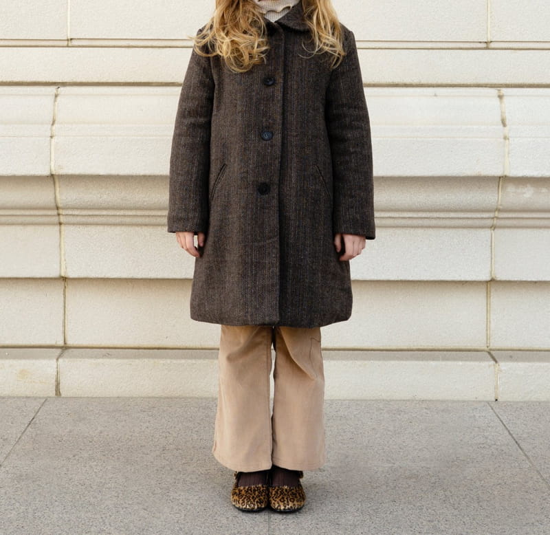 Le Bev - Korean Children Fashion - #discoveringself - Herringbone Coat - 6