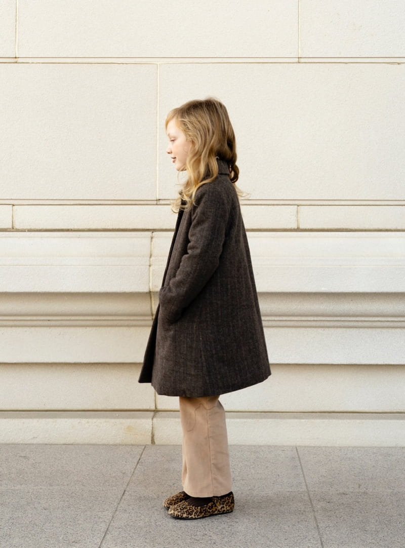 Le Bev - Korean Children Fashion - #fashionkids - Herringbone Coat - 7
