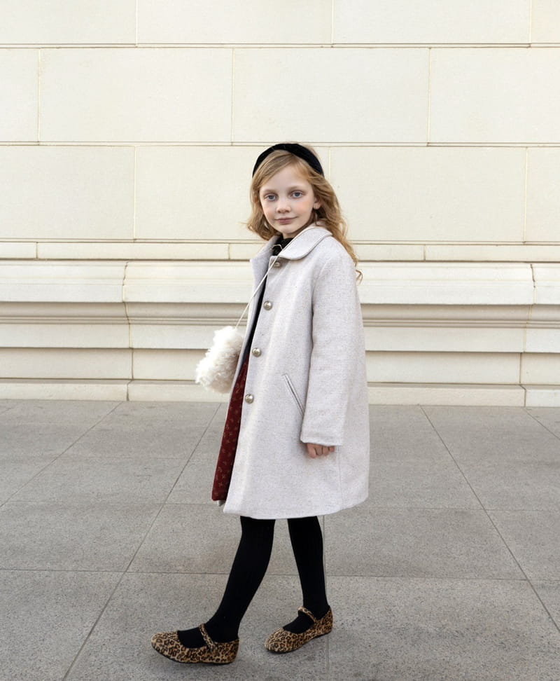Le Bev - Korean Children Fashion - #fashionkids - Gold P Coat - 6