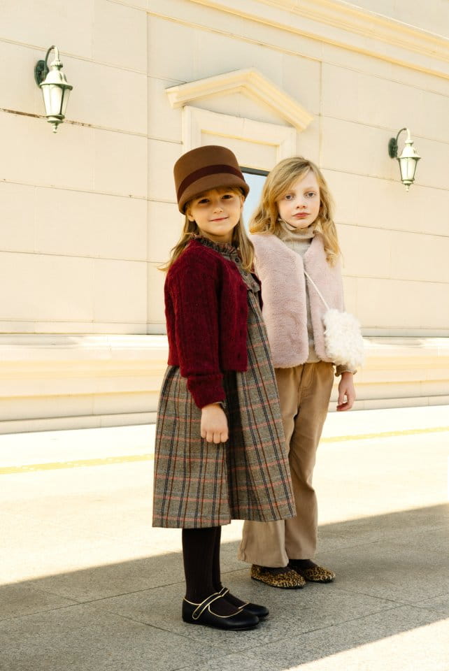 Le Bev - Korean Children Fashion - #littlefashionista - Eyelet Twist Cardigan