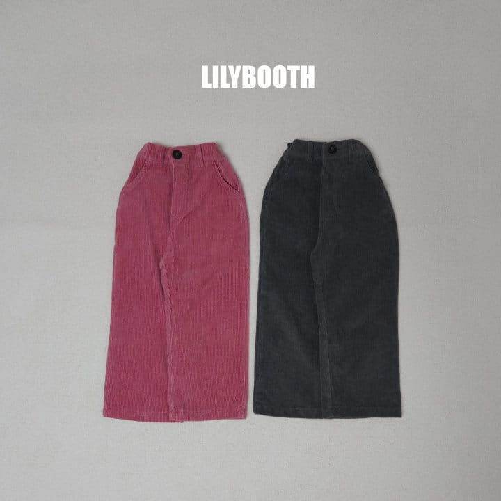 Lilybooth - Korean Children Fashion - #Kfashion4kids - Pig Rib Wide Pants - 12