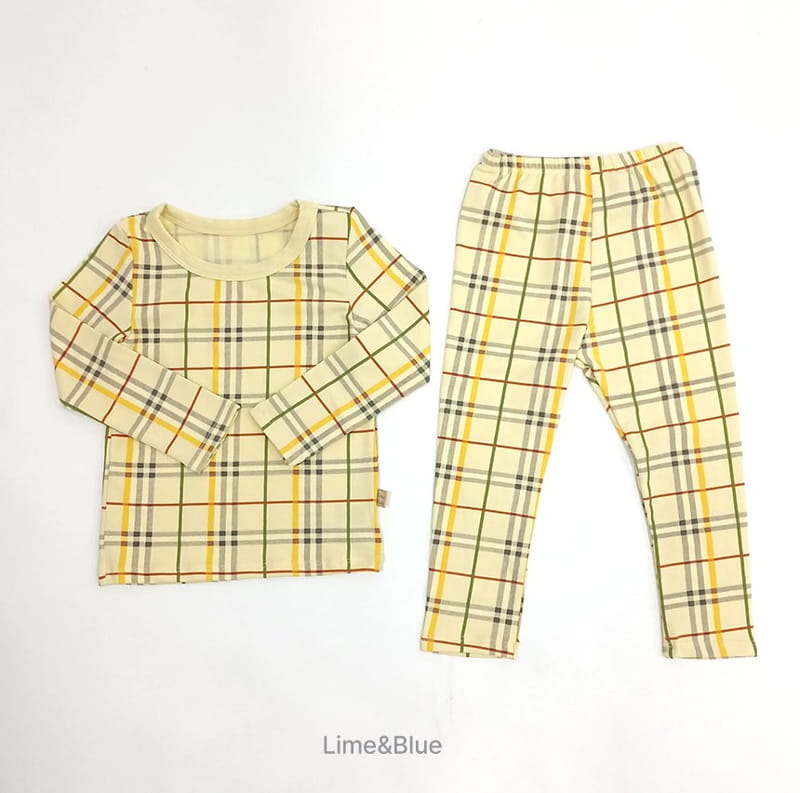 Lime & Blue - Korean Children Fashion - #designkidswear - Warm Check Easywear - 9