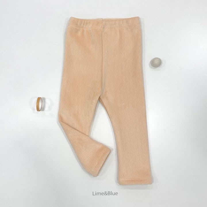 Lime & Blue - Korean Children Fashion - #designkidswear - Veloure Leggings - 8