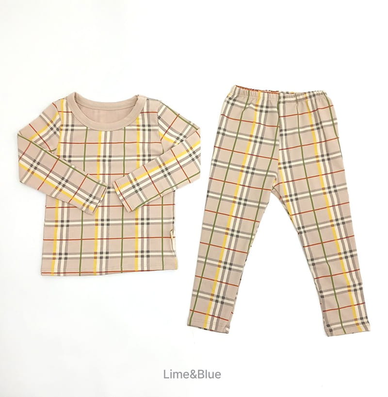 Lime & Blue - Korean Children Fashion - #discoveringself - Warm Check Easywear - 10