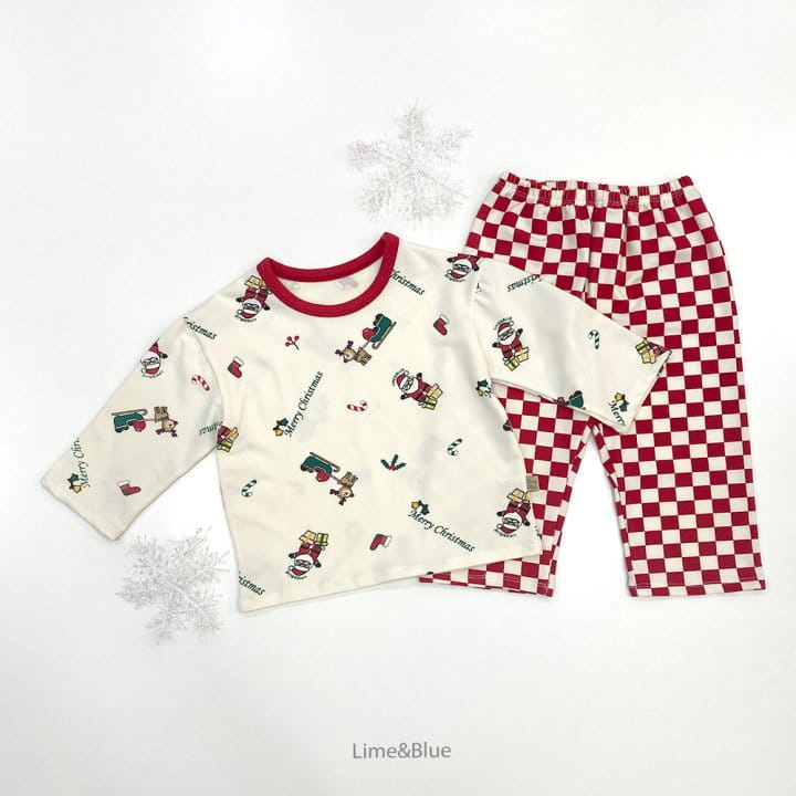 Lime & Blue - Korean Children Fashion - #kidzfashiontrend - Chess Christmas Easywear - 7