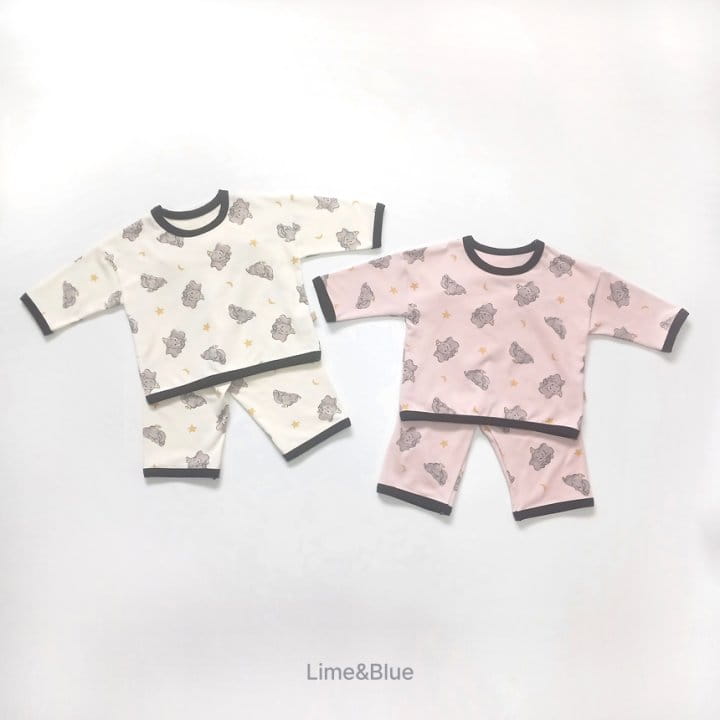 Lime & Blue - Korean Children Fashion - #kidzfashiontrend - Love Elephant Easywear - 5