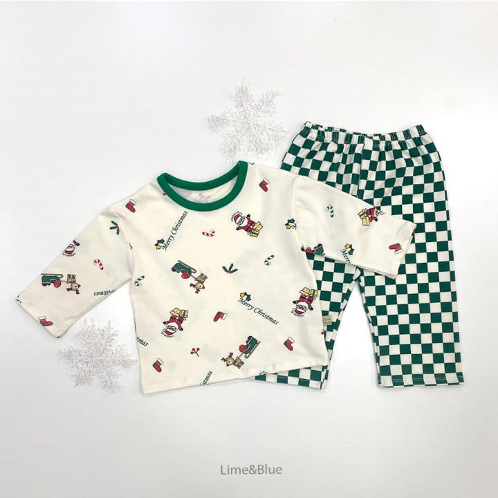 Lime & Blue - Korean Children Fashion - #littlefashionista - Chess Christmas Easywear - 9