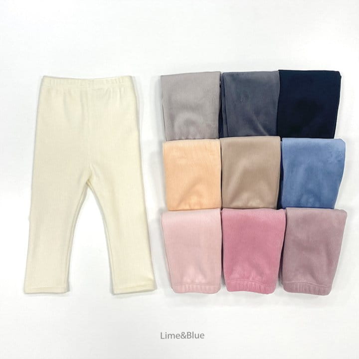 Lime & Blue - Korean Children Fashion - #littlefashionista - Veloure Leggings