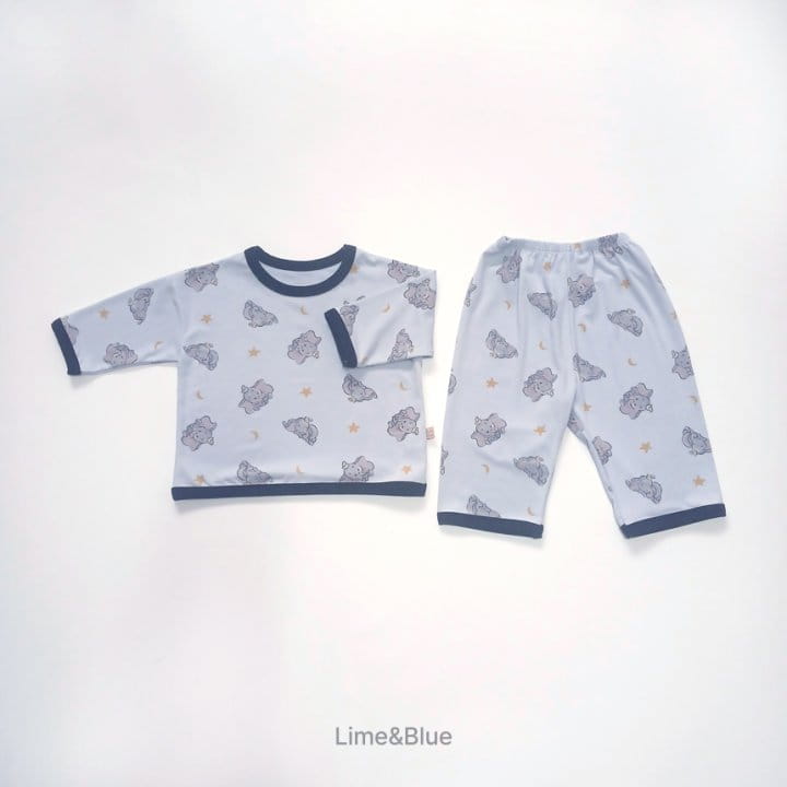 Lime & Blue - Korean Children Fashion - #minifashionista - Love Elephant Easywear - 9