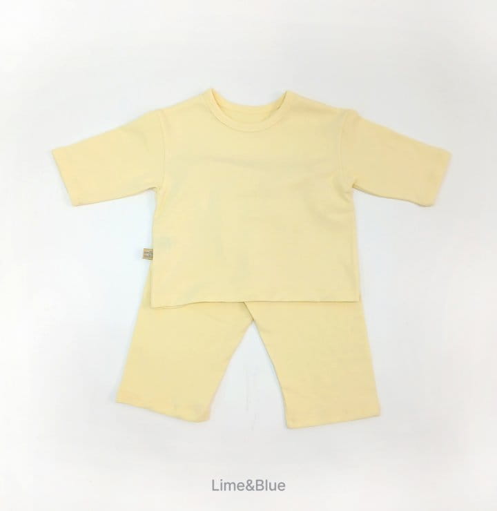 Lime & Blue - Korean Children Fashion - #stylishchildhood - Creamy Easywear - 12