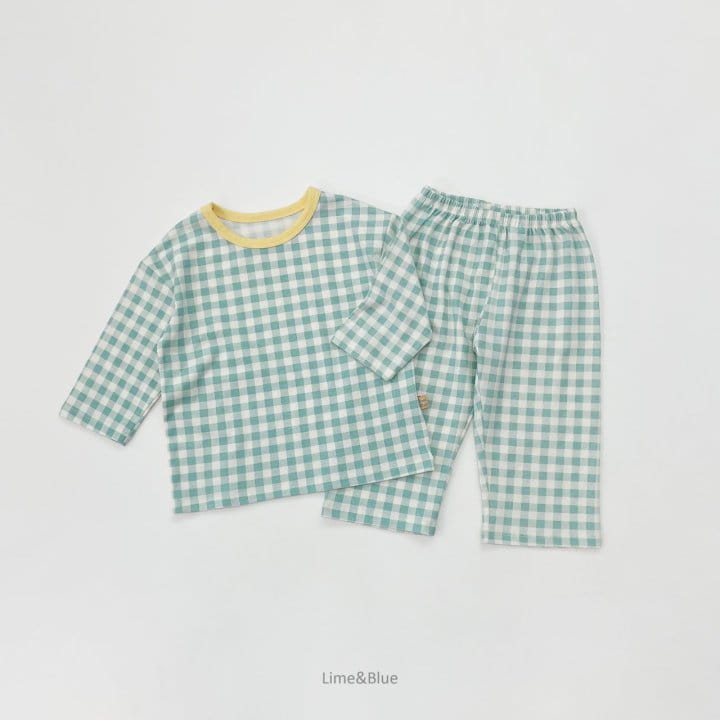 Lime & Blue - Korean Women Fashion - #womensfashion - Cracker Check Easywear Mom - 6