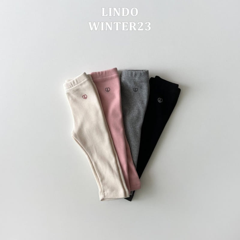 Lindo - Korean Children Fashion - #childofig - L Heart Leggings - 5