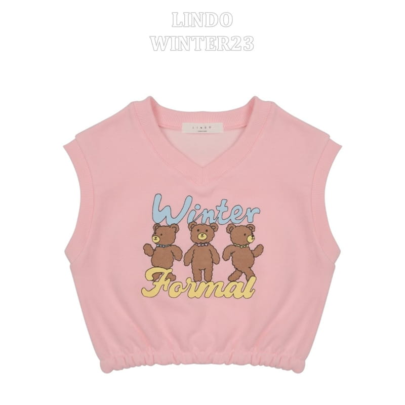 Lindo - Korean Children Fashion - #minifashionista - Bear Three Vest Set - 12