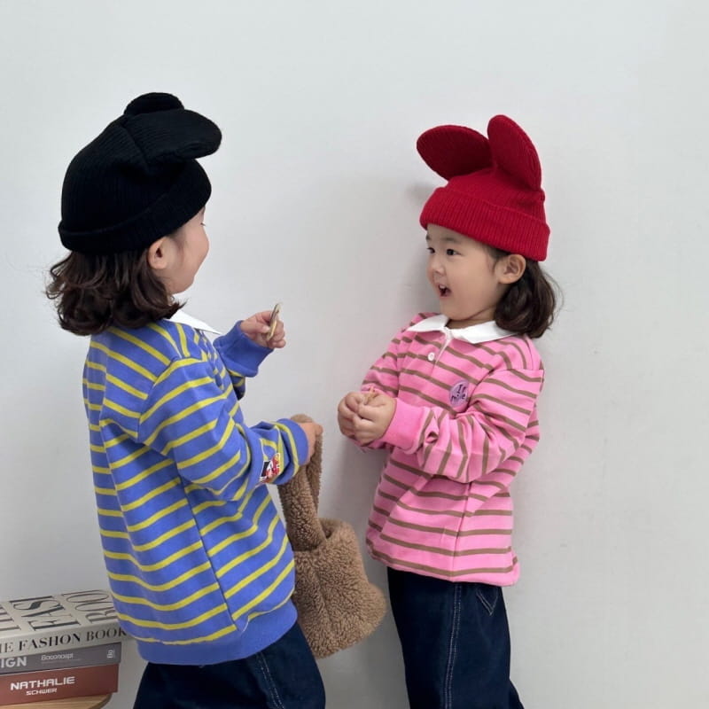 Little Rabbit - Korean Children Fashion - #stylishchildhood - ST Collar Sweatshirt - 4