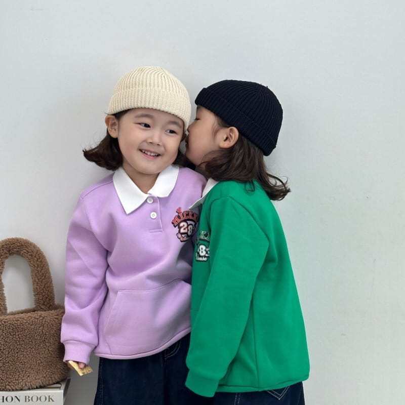 Little Rabbit - Korean Children Fashion - #childofig - Fleece Collar Sweatshirt - 3