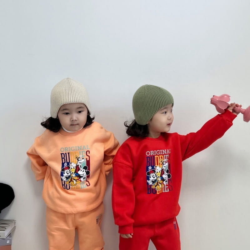 Little Rabbit - Korean Children Fashion - #childofig - Fleece M Top Bottom Set - 11