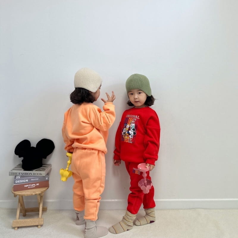 Little Rabbit - Korean Children Fashion - #childofig - Fleece M Top Bottom Set - 12