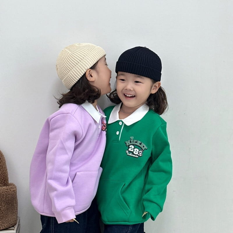 Little Rabbit - Korean Children Fashion - #childofig - Fleece Collar Sweatshirt - 4